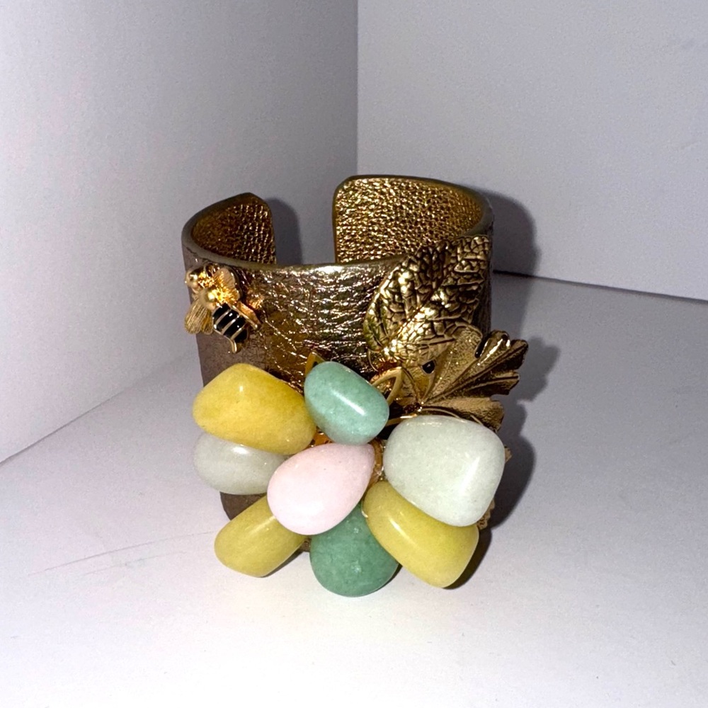 Carolee Lux Gold Cuff Bracelet